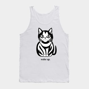 Cat - wake up Tank Top